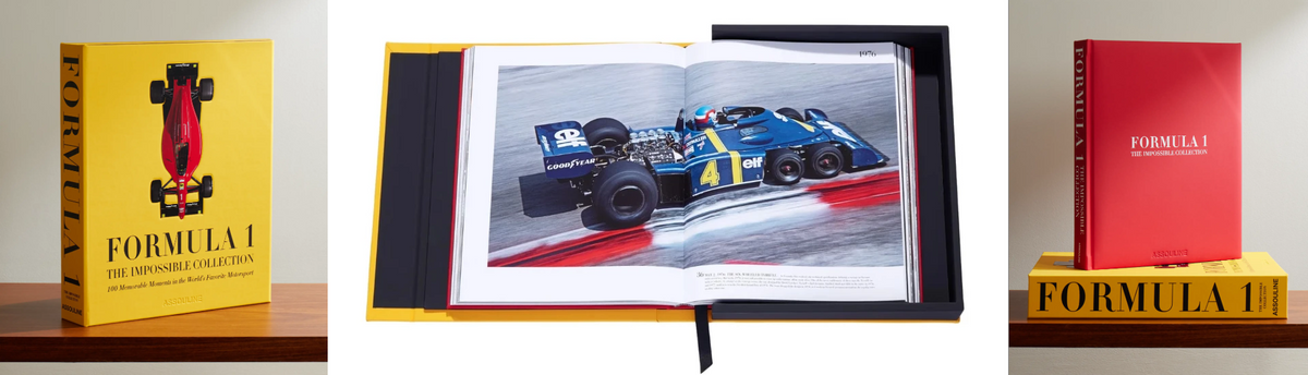 Formula 1: The Impossible Collection 2nd Edition coffee table book for luxury interiors