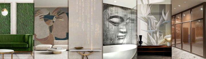 Luxury Art Surface panels & coverings for Modern & Contemporary interiors available at Spacio India