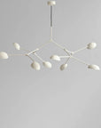 White finish Drop chandelier from 101 Copenhagen available at Spacio retail stores in Mumbai & Kolkata.