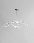 Neon light fixture on a gray background