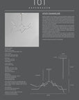 Stick Chandelier - Chrome