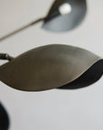 Close-up of a metal spoon on a light background