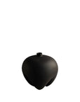 Black vase on a white background from 101 Copenhagen at Spacio retail stores in Mumbai & Kolkata.