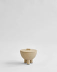 Beige ceramic bowl on a white background from 101 Copenhagen at Spacio retail stores in Mumbai & Kolkata.
