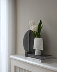 Sphere Vase Square Shisen Mini Bone White