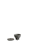 Two gray ceramic bowls on a white background from 101 Copenhagen at Spacio retail stores in Mumbai & Kolkata.