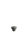 Small gray ceramic bowl on a white background from 101 Copenhagen at Spacio retail stores in Mumbai & Kolkata.