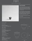 Product information card for a Duck Jar Mini by 101 Copenhagen with text and design details.