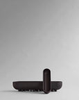 A pair of coffee colour ceramic platters from 101 Copenhagen at Spacio retail stores in Mumbai & Kolkata.