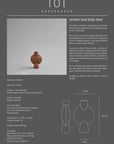 An image of a 101Cph Sphere Bubl Mini Terracotta 203010 by 101 Copenhagen.