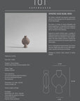 Product information card for a Sphere Vase Bubl Mini by 101 Copenhagen