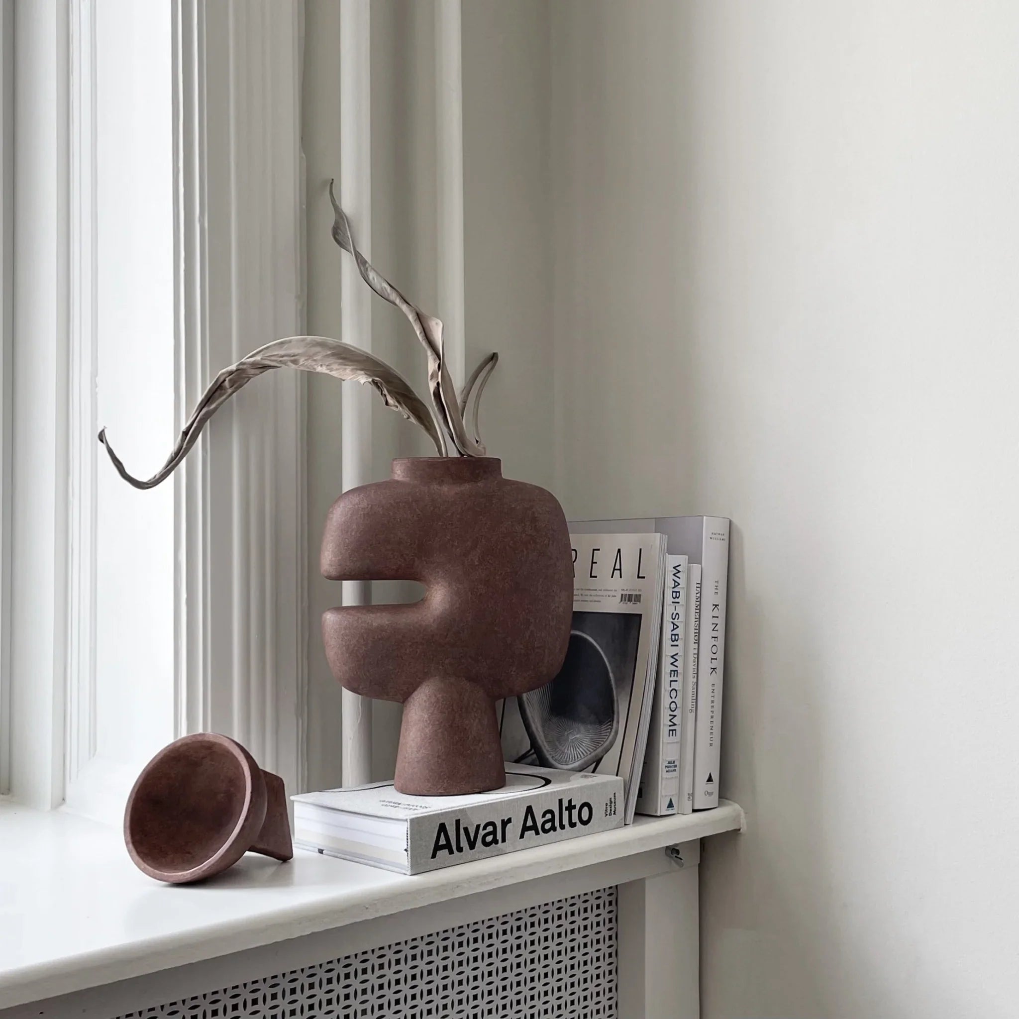 Tribal Vase Medio Terracotta | Spacio