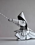 Japanese Kendo White Leather Sculpture Spacio India