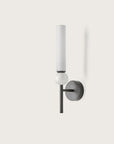 Modern wall light fixture on a white background