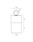Technical dimension drawing of a table lamp, showing diameters Ø124 and Ø120, a radius of R30, and height measurements 85 and 117 on a white background.