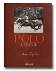 The rich history of Assouline Coffee Table Book Polo Heritage, the "sport of kings," is captured stunningly on its cover.