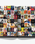 Collage spread of movie posters from iconic Hollywood films featured in Assouline Columbia Pictures 100 Years of Cinema coffee table book at Spacio India