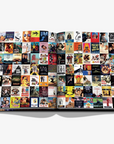 Collage spread of movie posters from iconic Hollywood films featured in Assouline Columbia Pictures 100 Years of Cinema coffee table book at Spacio India