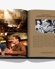 Feature on Quentin Tarantino with scenes from Hollywood films in Assouline Columbia Pictures coffee table book, showcasing cinematic excellence