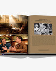Feature on Quentin Tarantino with scenes from Hollywood films in Assouline Columbia Pictures coffee table book, showcasing cinematic excellence