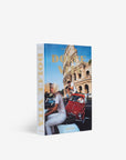 Side view of Assouline's Luxury Travel Coffee Table Book Dolce Vita, showcasing a stylish cover featuring vintage Italian charm and available at Spacio India.