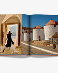 Scenic Greek architecture and lifestyle images captured inside Assouline’s luxury travel book Greek Islands, at Spacio India.
