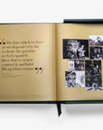 Marcel Proust inspirational quote page alongside historic images from Assouline Impossible Rolex luxury book, available at Spacio India online.