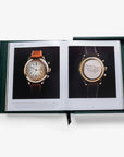 Historic vintage Rolex chronograph watches page from Assouline Impossible Rolex luxury edition coffee table book, available at Spacio India.