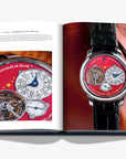 Close-up of the F.P. Journe Tourbillon luxury watch with intricate dial detailing from Assouline's Connoisseur’s Guide, available at Spacio India.