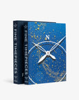 Elegant slipcase design of Assouline's Luxury Watch Coffee Table Book, with celestial artwork and watch dial imagery, exclusively at Spacio India online and retail stores.