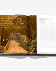 An entryway double spread picture in the luxurious Assouline Wine & Travel France coffee table book featuring France’s finest vineyards and wine regions, available at Spacio India retail stores and online.