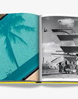 Vintage Miami Beach Diving Photography – A black and white historical image of a high diving board in Miami, featured in Assouline’s Miami Beach coffee table book. Now at Spacio India.