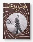 Book cover of 'James Bond Style' by Assouline with a vintage photo of a man in a suit.