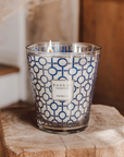Baobab Gentlemen Candle Max 16, a premium scented candle with a warm rum and saffron aroma, styled in a luxury interior setting, available at Spacio India.