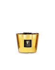 Baobab Aurum Candle Max 10 in gold glass container - floral scent with jasmine and musk, available at Spacio India