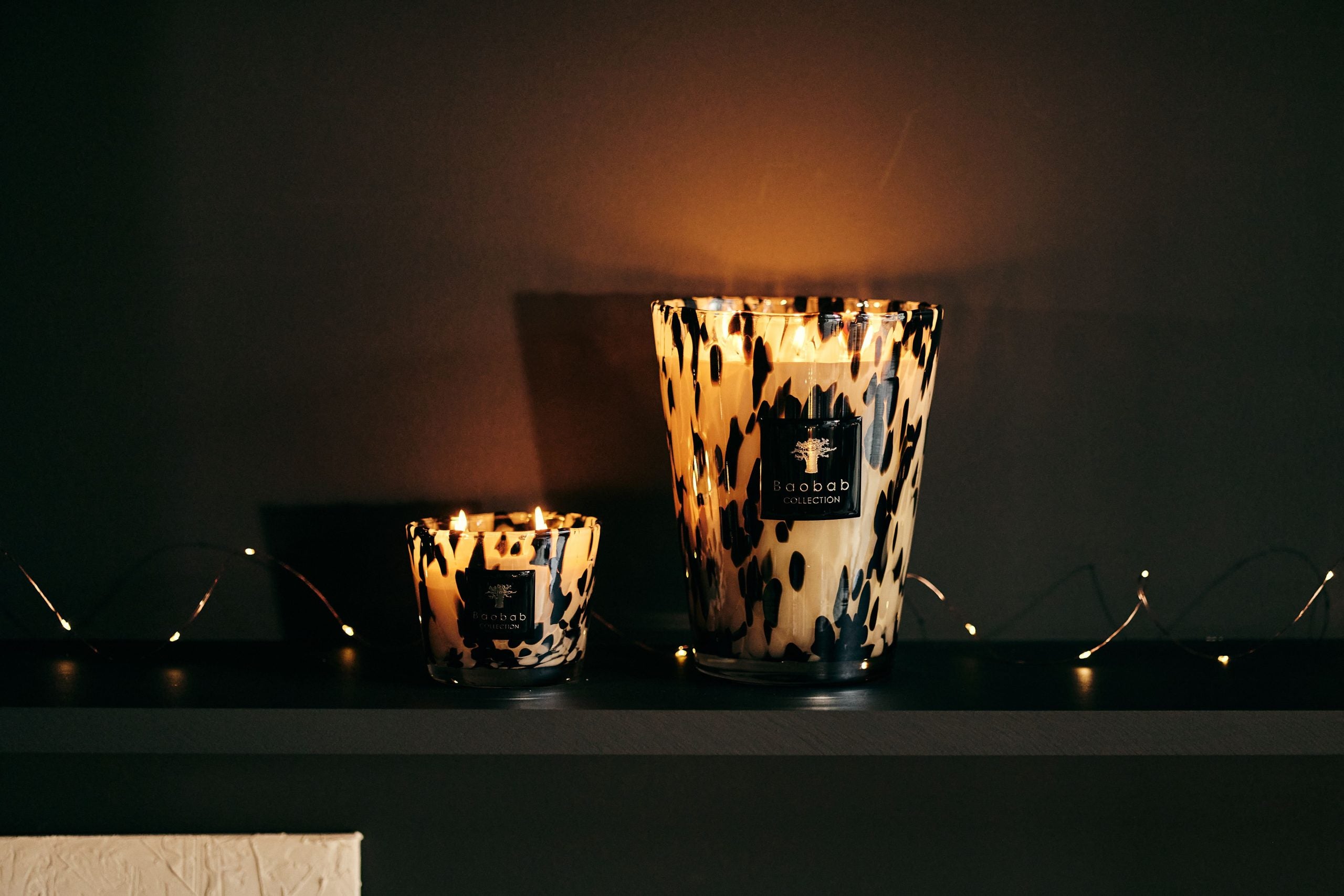 Black Pearls Max 10 Scented Candle by Baobab | Spacio