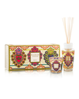 Baobab Mexico My First Baobab Gift Set featuring a candle and diffuser in vibrant glass vessels, available at Spacio India