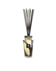Baobab Stones Lazuli Diffuser Totem 2L in hand-blown glass featuring deep blue and gold tones, available at Spacio India retail stores and online.