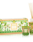 Full set of Baobab Tomorrowland My First Baobab Gift Set with green botanical designs and luxury packaging, available at Spacio India