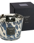 Baobab Black Pearls Candle Max 10 elegantly packaged with signature black box, ideal luxury home fragrance gift from Spacio India.