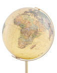 Close look of Columbus Royal Floor lluminated Globe on a white back ground for modern office and home office interiors available at Spacio India from our Office Accessories Collection
