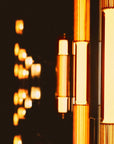 Lit up In the tube wall and vertical light from DCW Editions