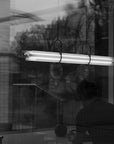 NL12 Suspension chandelier from DCW Edition in black and grey mood