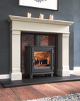 Soren 5 wood burning fireplace by Dru available at Spacio in India