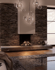 Maestro 60/3 indoor gas fireplace by Dru available at Spacio in India