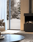 Polo indoor wood burning fireplace by Dru available at Spacio in India