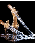 Sword 3 Horses Califfo Gold with Holder
