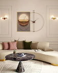 Ethereal Luminescence Art x Nomon Barcelona Gold Clock