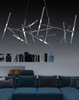 Euroluce Lampadari Effect Italian Glass Suspension by Spacio India.