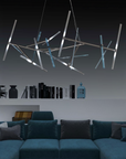 Euroluce Lampadari Effect Italian Glass Suspension by Spacio India.
